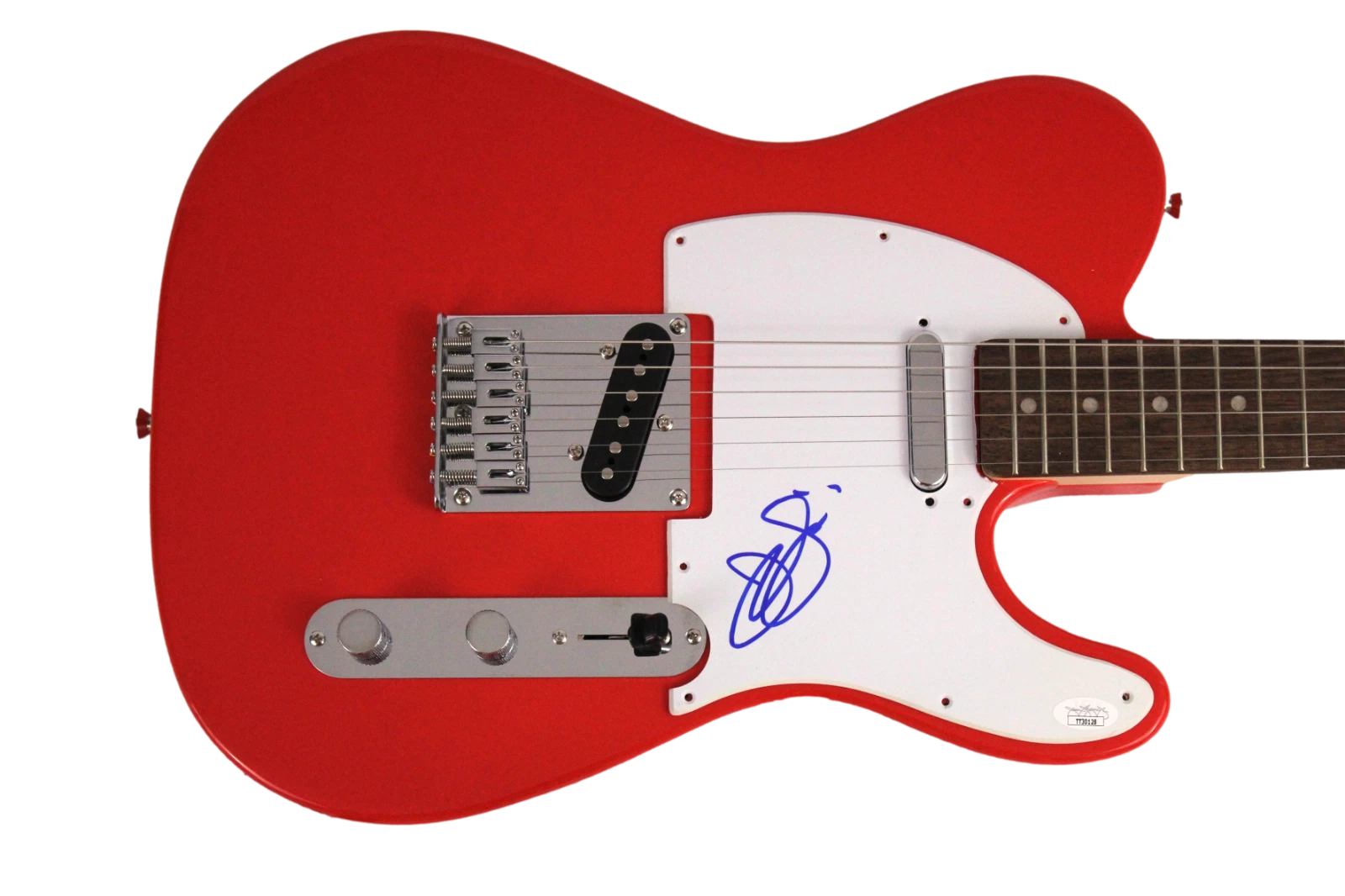 JOE SATRIANI SIGNED AUTOGRAPH FENDER TELECASTER RCR GUITAR - CHICKENFOOT JSA