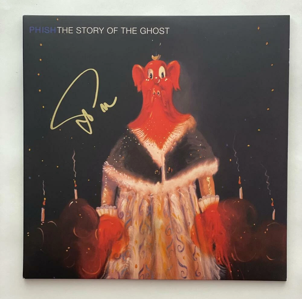 TREY ANASTASIO PHISH SIGNED AUTOGRAPH ALBUM RECORD - THE STORY OF THE GHOST JSA