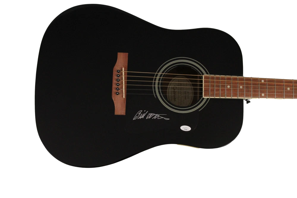 BILL WITHERS SIGNED AUTOGRAPH GIBSON EPIPHONE ACOUSTIC GUITAR - STILL BILL JSA