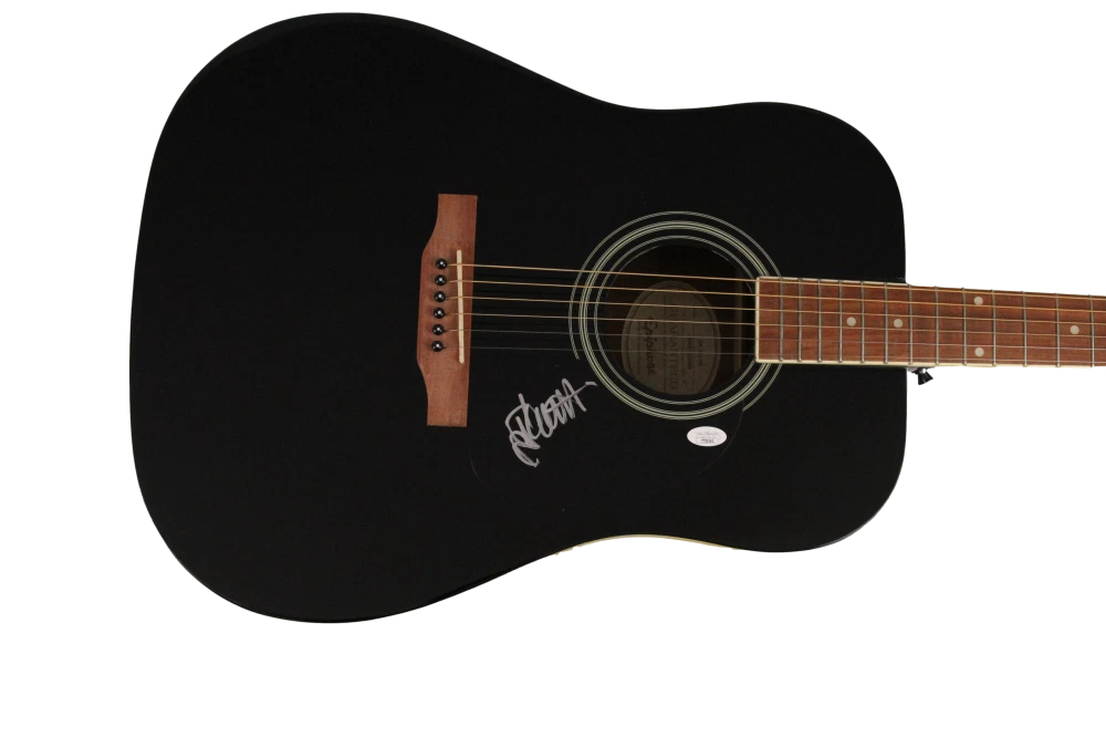RAMBLIN JACK ELLIOTT SIGNED AUTOGRAPH FS GIBSON EPIPHONE ACOUSTIC GUITAR W/ JSA
