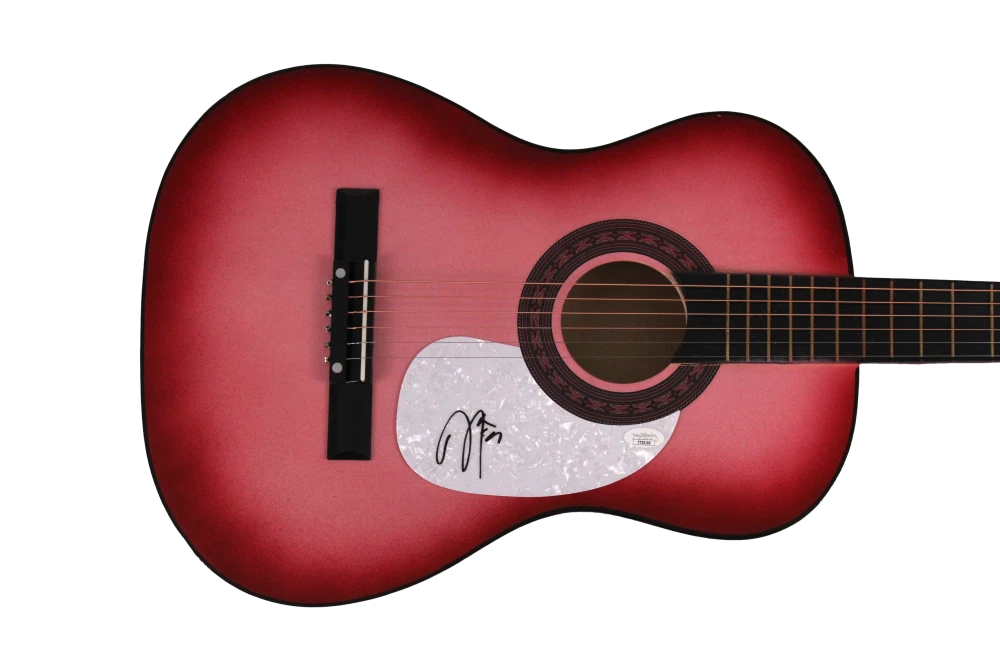 MAREN MORRIS SIGNED AUTOGRAPH FULL SIZE PINK ACOUSTIC GUITAR - HERO, GIRL JSA
