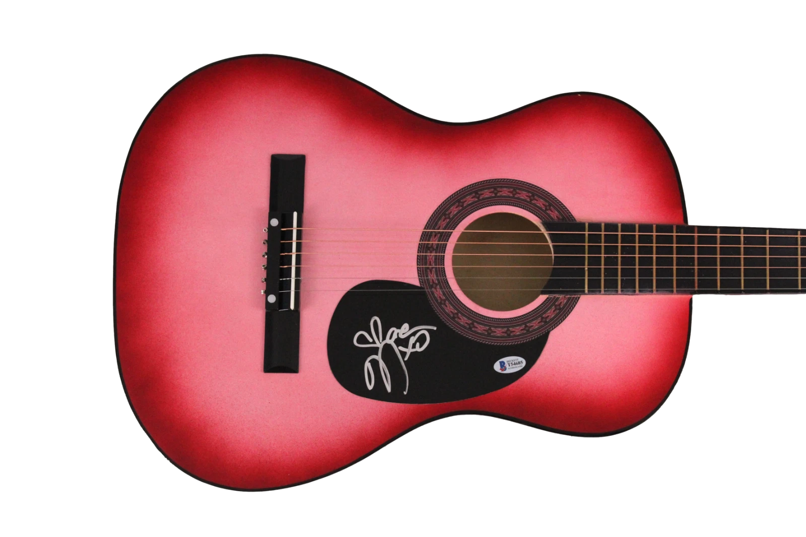 MAREN MORRIS SIGNED AUTOGRAPH FULL SIZE PINK ACOUSTIC GUITAR HERO GIRL RARE! BAS