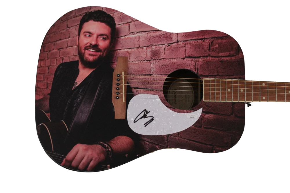 CHRIS YOUNG SIGNED AUTOGRAPH CUSTOM GIBSON EPIPHONE GUITAR - COUNTRY STAR W/ JSA