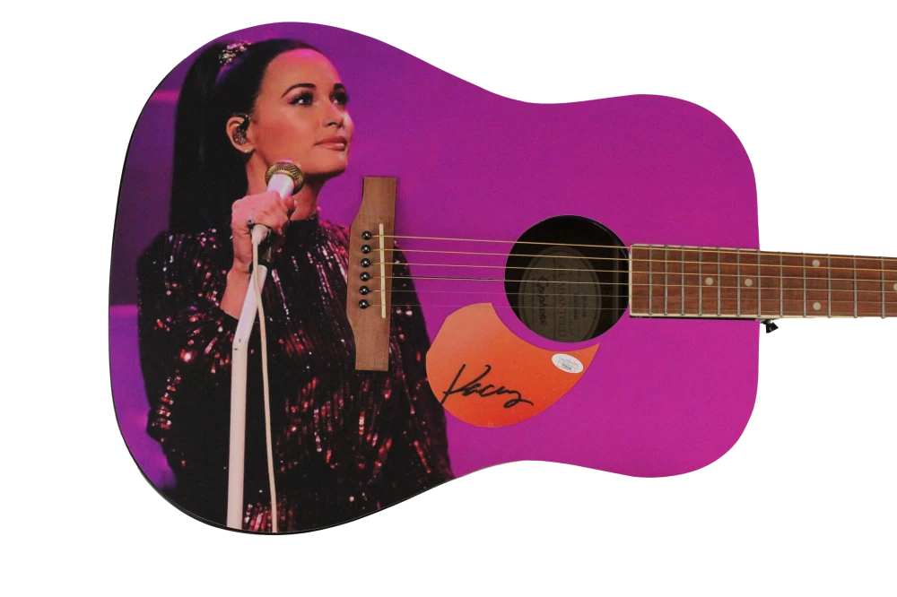 KACEY MUSGRAVES SIGNED AUTOGRAPH CUSTOM  GIBSON EPIPHONE GUITAR GOLDEN HOUR  JSA