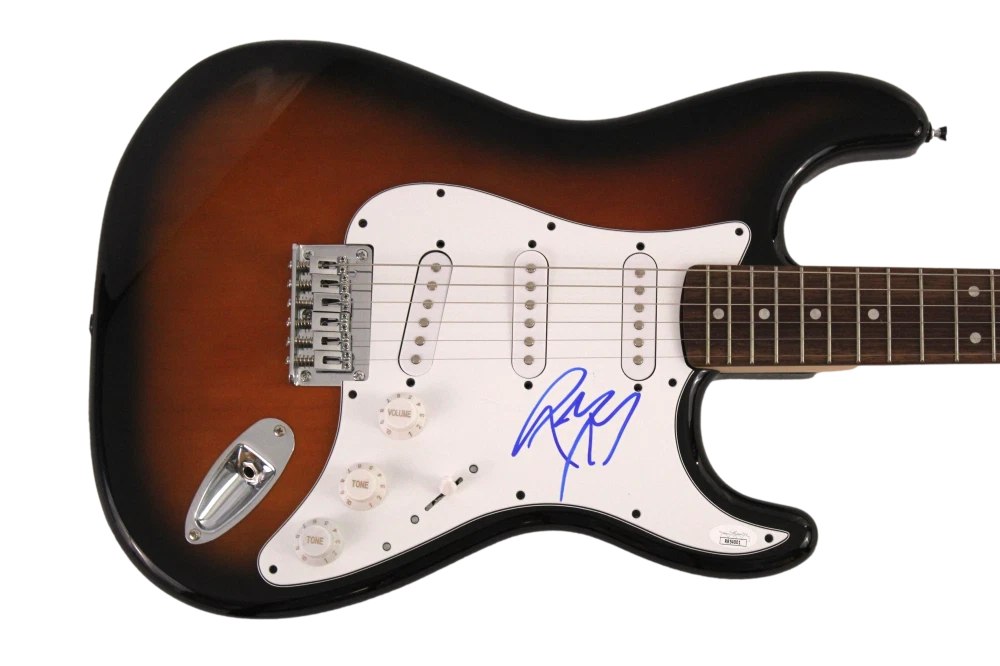 POST MALONE SIGNED AUTOGRAPH FULL SIZE FENDER ELECTRIC GUITAR - STONEY W/ JSA