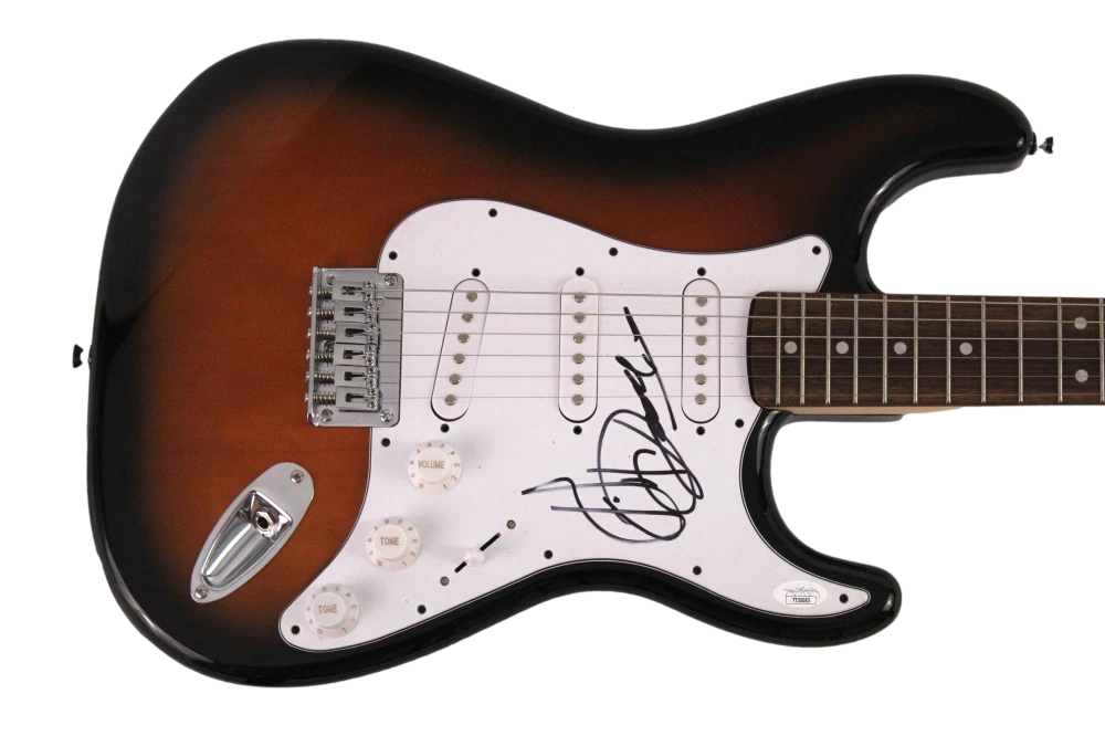 JIMMY CLIFF SIGNED AUTOGRAPH FULL SIZE FENDER ELECTRIC GUITAR - RAGGAE ICON JSA