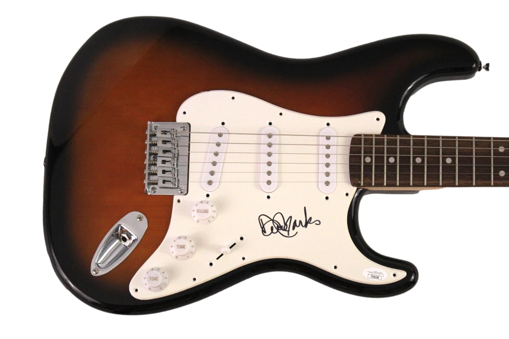 DAVID MARKS SIGNED AUTOGRAPH FULL SIZE FENDER ELECTRIC GUITAR THE BEACH BOYS JSA