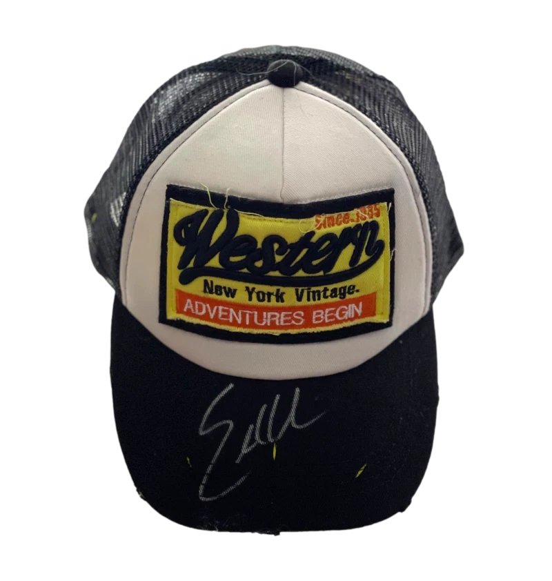 ERIC CHURCH SIGNED AUTOGRAPH TRUCKER HAT CAP - CAROLINA, CHIEF, RARE! W/ JSA