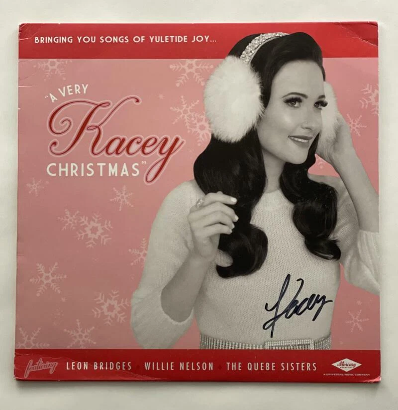 KACEY MUSGRAVES SIGNED AUTOGRAPH ALBUM VINYL RECORD A VERY KACEY CHRISTMAS - JSA