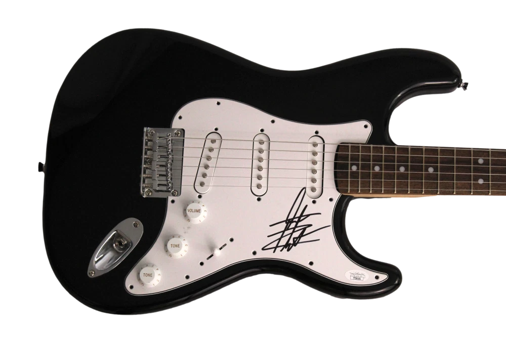 THOMAS RHETT SIGNED AUTOGRAPH FS B FENDER ELECTRIC GUITAR W/ FULL SIGNATURE JSA