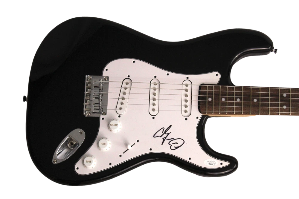 ADAM SANDLER SIGNED AUTOGRAPH FS B FENDER ELECTRIC GUITAR - THE WATERBOY W/ JSA