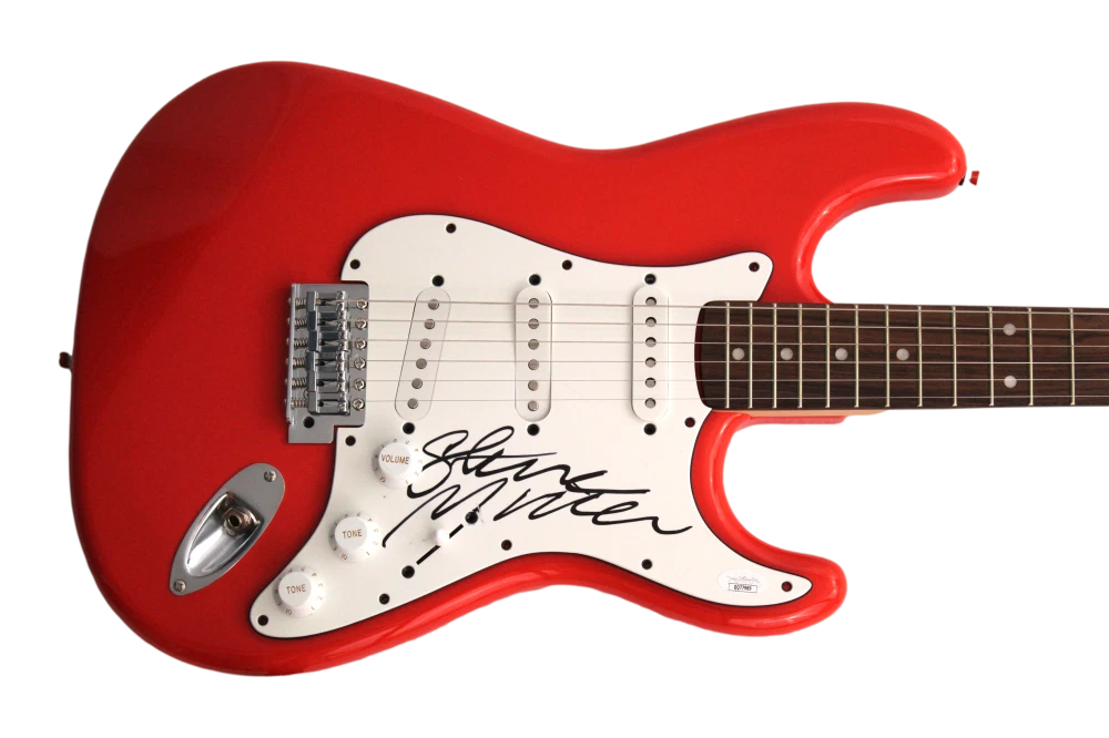 STEVE MILLER SIGNED AUTOGRAPH FULL SIZE RCR FENDER ELECTRIC GUITAR - BAND W/ JSA