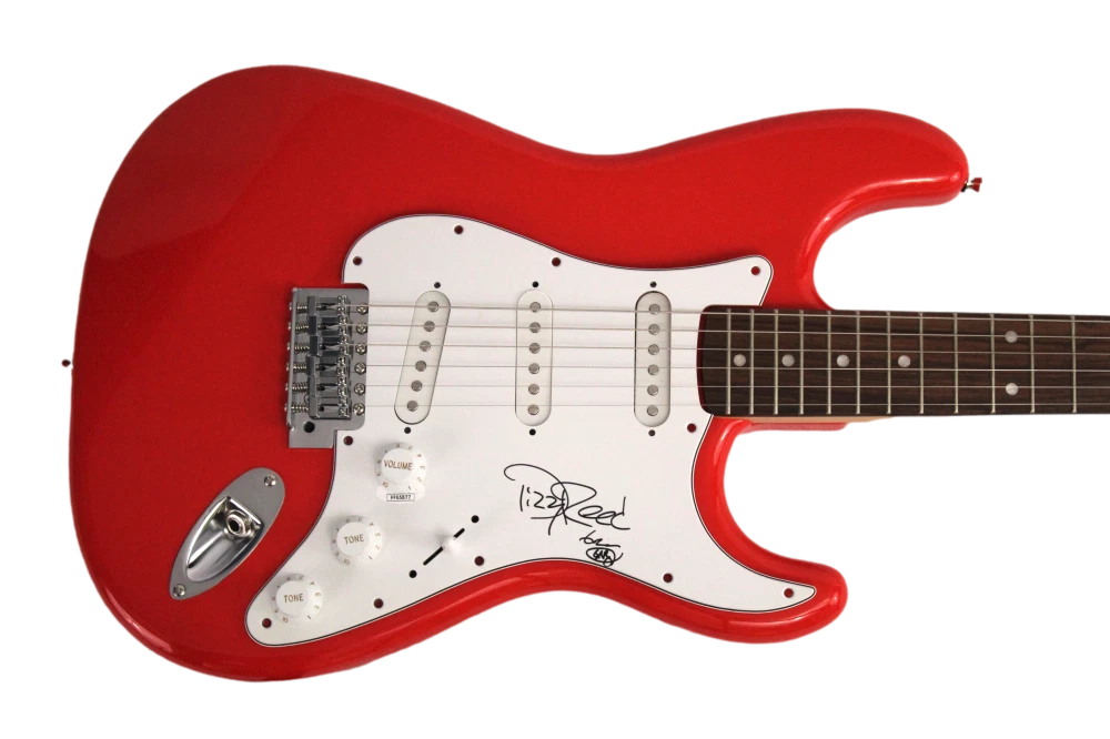 DIZZY REED SIGNED AUTOGRAPH FULL SIZE R FENDER ELECTRIC GUITAR GUNS N ROSES JSA