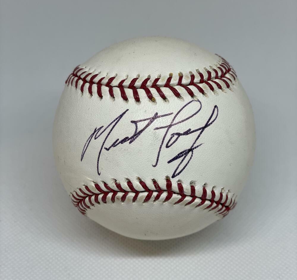 MEAT LOAF SIGNED AUTOGRAPH BASEBALL - BAT OUT OF HELL, FIGHT CLUB, LEGEND W/ BAS