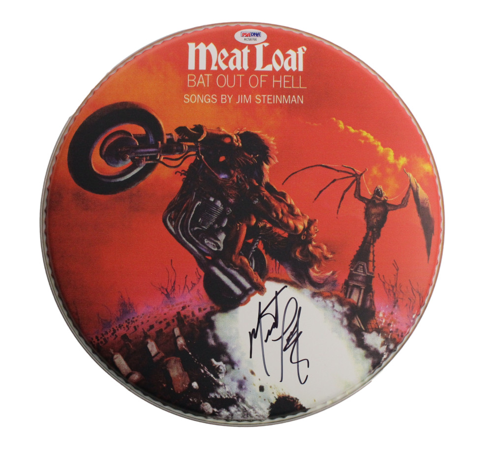 MEAT LOAF SIGNED AUTOGRAPH CUSTOM 12