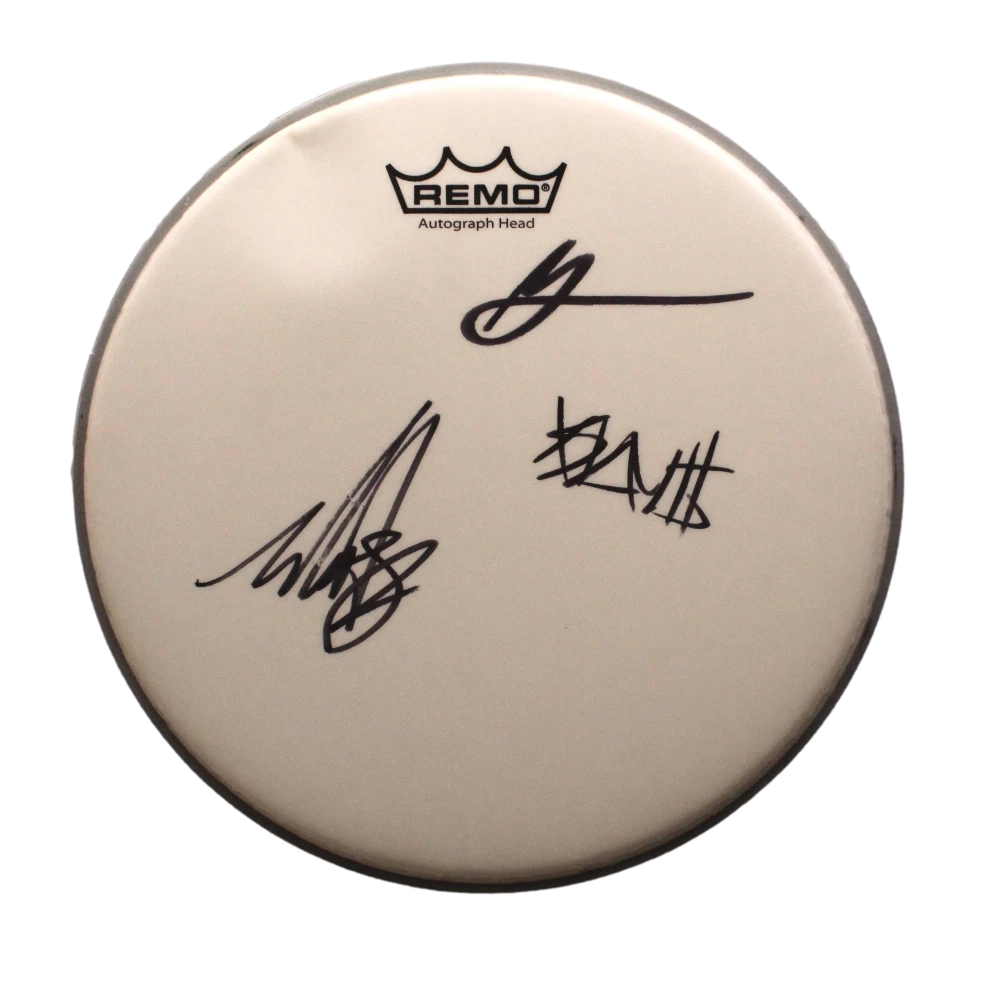 BLINK-182 FULL BAND SIGNED AUTOGRAPH 10