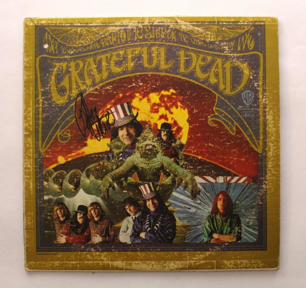 BOB WEIR SIGNED AUTOGRAPH ALBUM VINYL RECORD - THE GRATEFUL DEAD RARE W/ JSA LOA