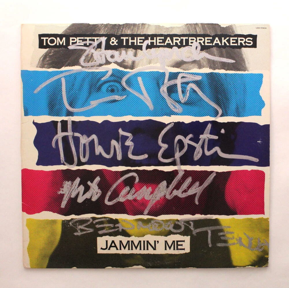 TOM PETTY AND THE HEARTBREAKERS SIGNED AUTOGRAPH ALBUM VINYL RECORD RARE! W/ JSA