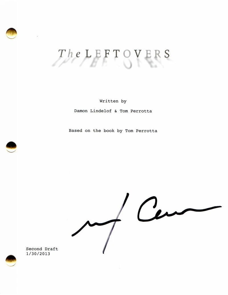 CHARLIE CARVER SIGNED AUTOGRAPH THE LEFTOVER FULL PILOT SCRIPT - THE BATMAN RARE