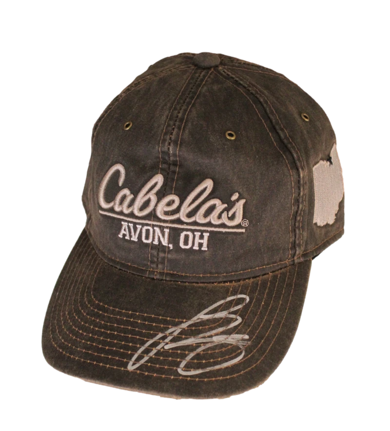 LUKE BRYAN SIGNED AUTOGRAPH CABELA'S BASEBALL CAP HAT - COUNTRY MUSIC STUD JSA