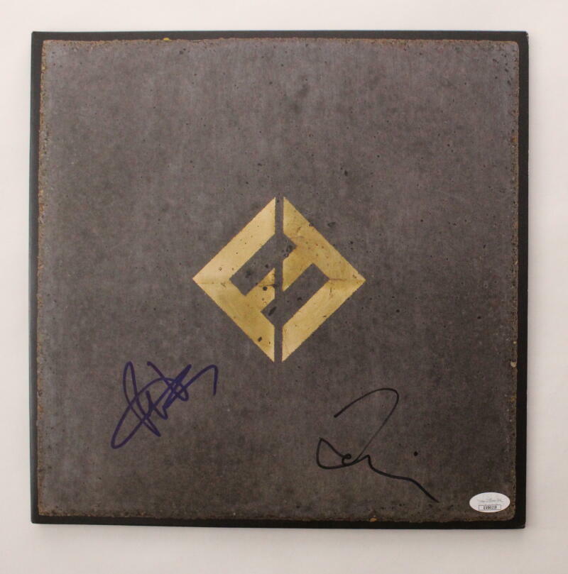 TAYLOR HAWKINS & PAT SMEAR SIGNED AUTOGRAPH ALBUM VINYL RECORD FOO FIGHTERS JSA