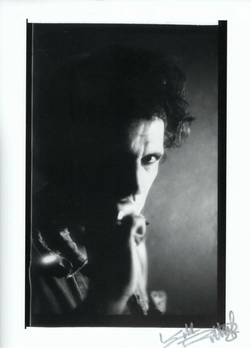 KEITH RICHARDS SIGNED AUTOGRAPH LIMITED EDITION LITHOGRAPH PHOTO ROLLING STONES