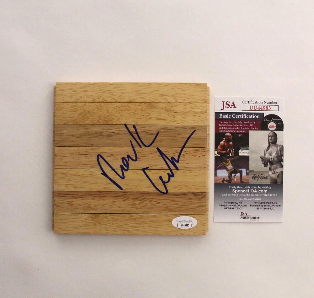 MARK CUBAN SIGNED AUTOGRAPH BASKETBALL FLOORBOARD - FULL SIGANTURE RARE! W/ JSA