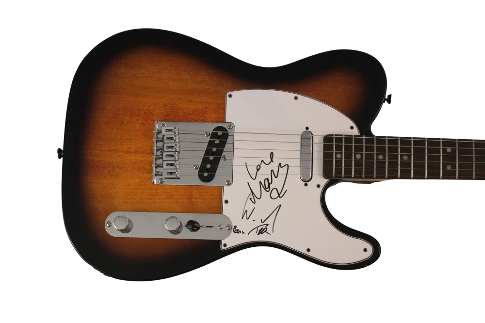 MUMFORD & SONS BAND (X4) SIGNED AUTOGRAPH FENDER TELECASTER ELECTRIC GUITAR  JSA