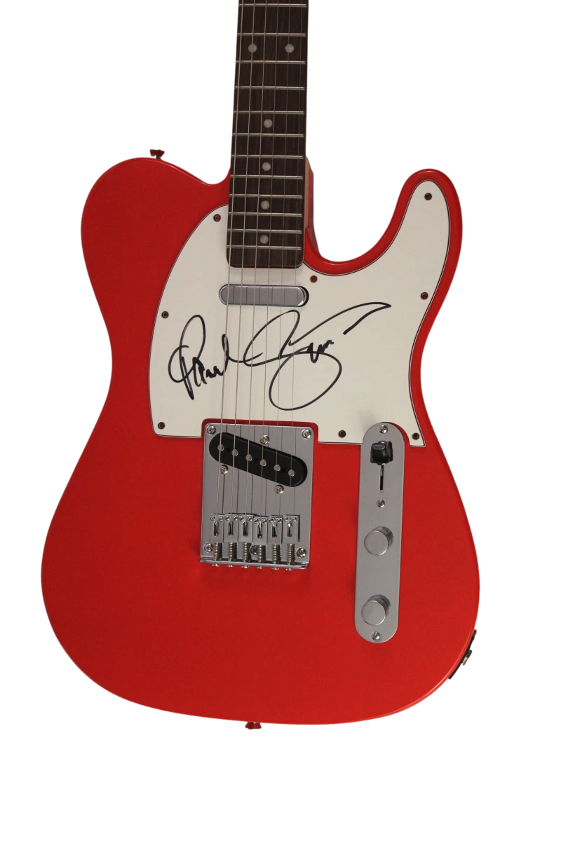 PAUL SIMON SIGNED AUTOGRAPH FENDER TELECASTER ELECTRIC GUITAR & GARFUNKEL JSA