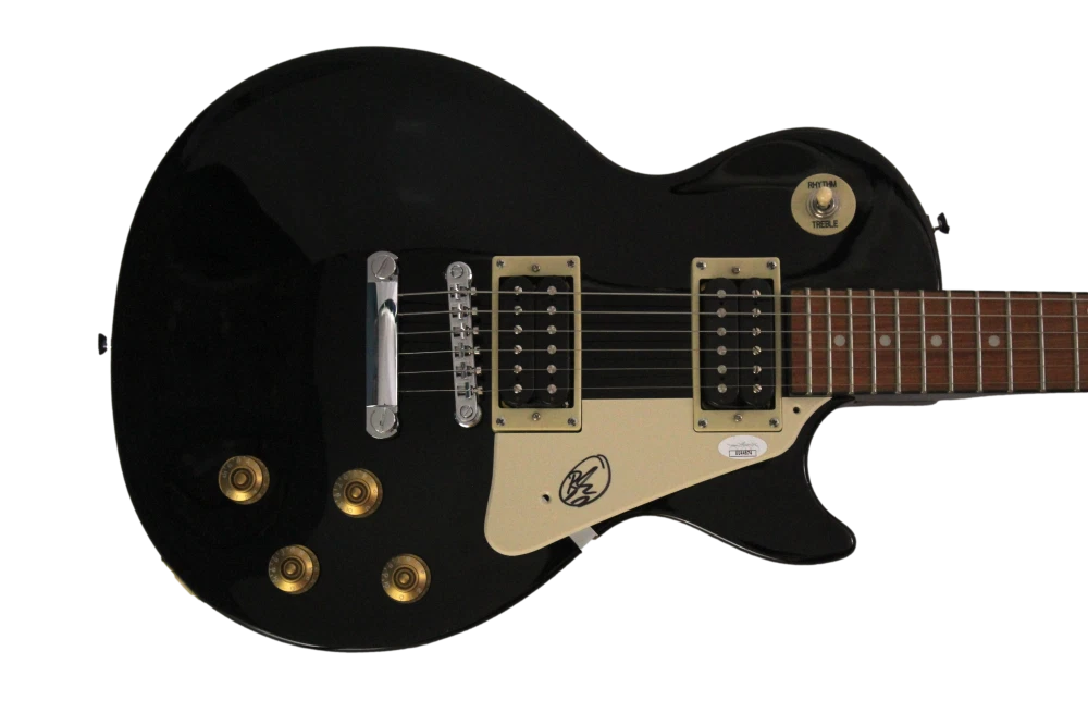 BRANDON TAZ NIEDERAUER SIGNED AUTOGRAPH GIBSON EPIPHONE LES PAUL GUITAR JSA COA