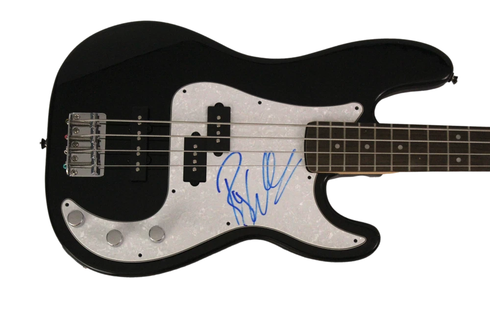 ROGER WATERS SIGNED AUTOGRAPH FENDER ELECTRIC BASS GUITAR PINK FLOYD ICON W/ JSA