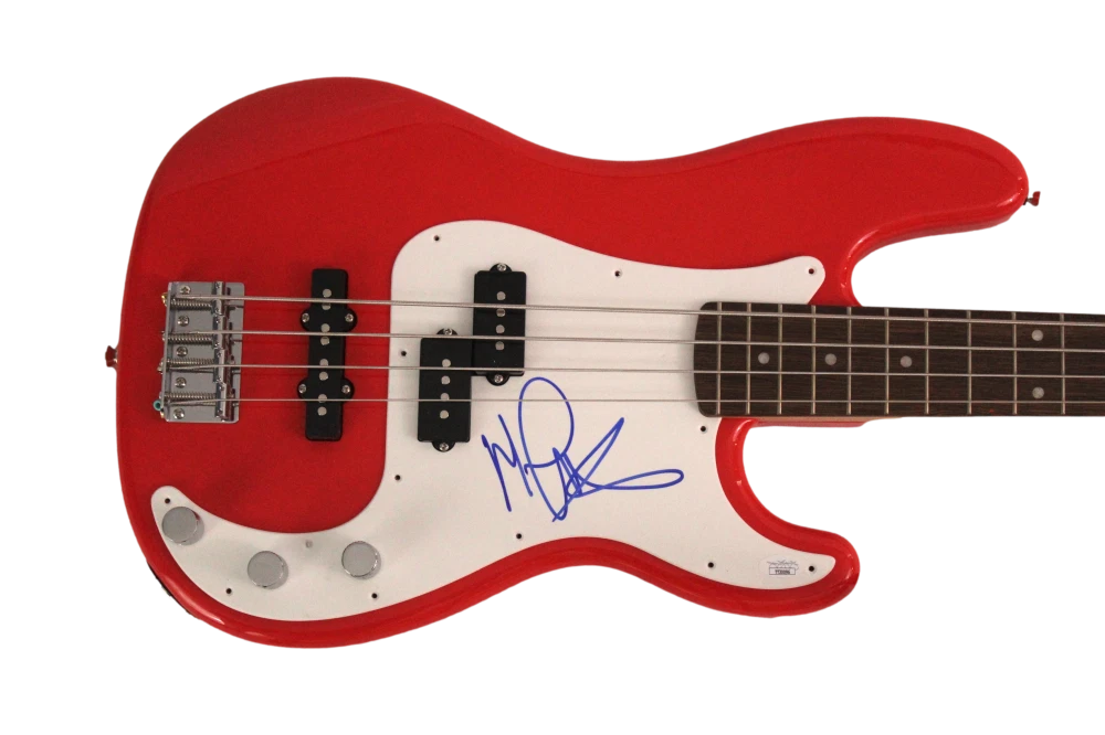 MICHAEL ANTHONY SIGNED AUTOGRAPH FENDER ELECTRIC BASS GUITAR  VAN HALEN JSA