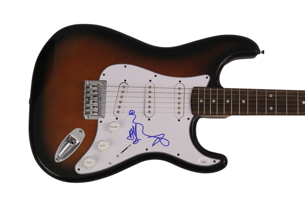 DAVE GAHAN SIGNED AUTOGRAPH FULL SIZE FENDER ELECTRIC GUITAR DEPECHE MODE  JSA