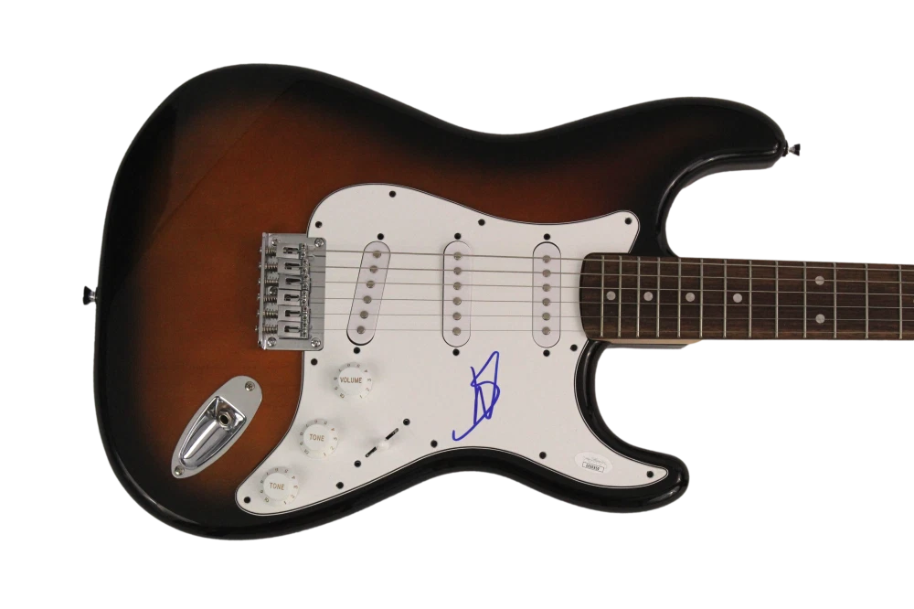 STEVE WINWOOD SIGNED AUTOGRAPH FULL SIZE FENDER ELECTRIC GUITAR ROLL WITH IT JSA