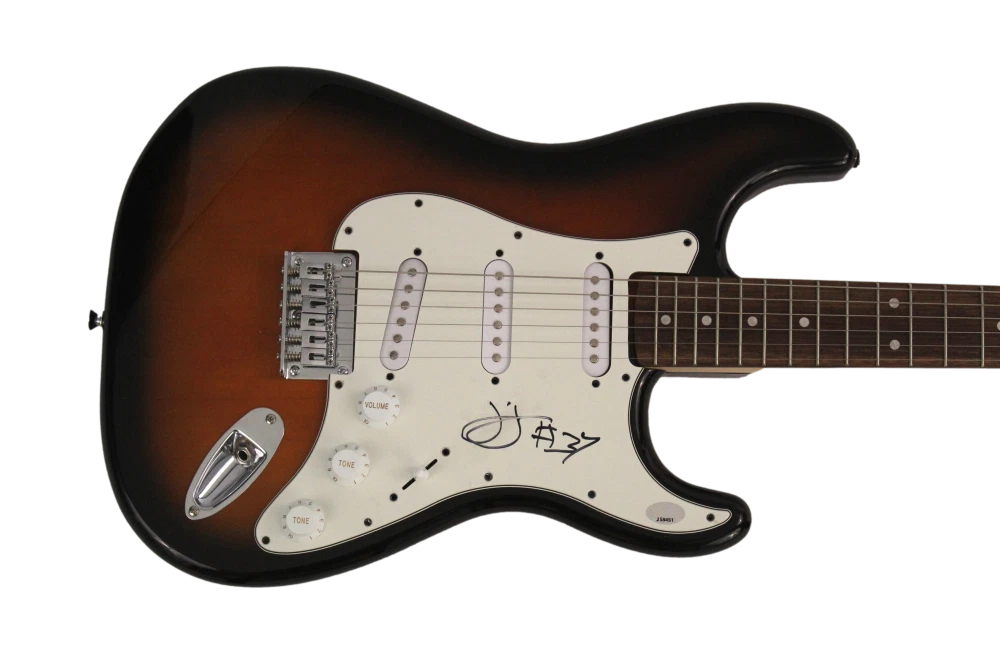 JIM JAMES SIGNED AUTOGRAPH FENDER ELECTRIC GUITAR - MY MORNING JACKET PSA COA