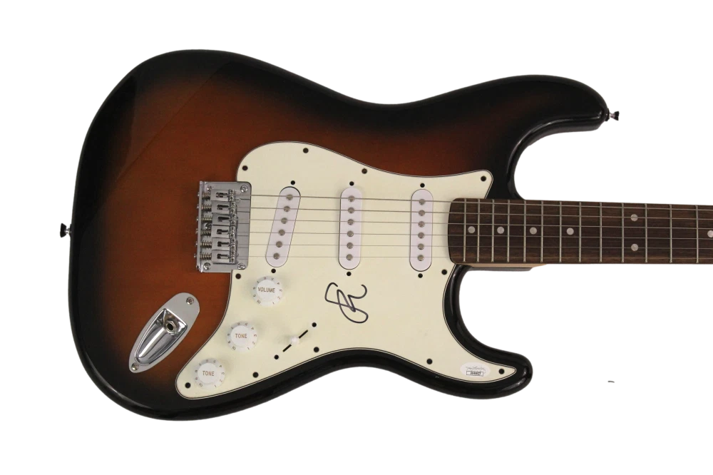 STONE GOSSARD SIGNED AUTOGRAPH FULL SIZE FENDER ELECTRIC GUITAR - PEARL JAM JSA