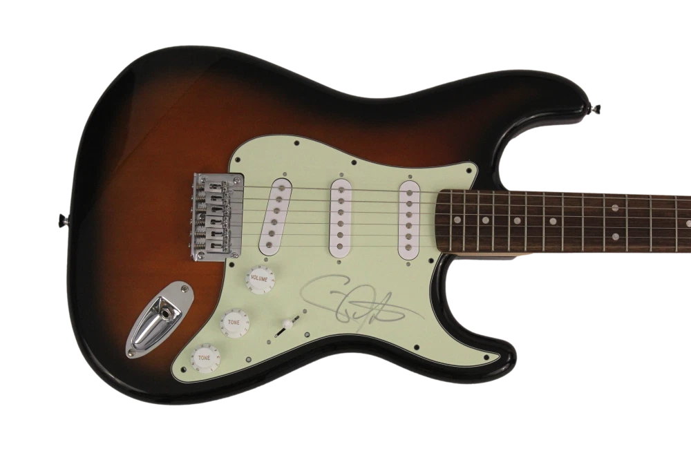 CARLOS SANTANA SIGNED AUTOGRAPH FULL SIZE FENDER ELECTRIC GUITAR RARE W/ JSA COA