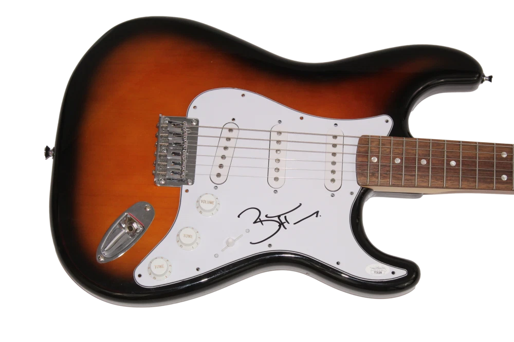 BRANDON FLOWERS SIGNED AUTOGRAPH FENDER ELECTRIC GUITAR - THE KILLERS w/ JSA