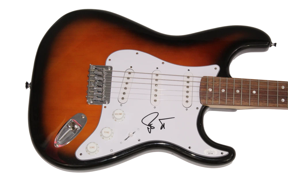 TREY ANASTASIO SIGNED AUTOGRAPH FENDER ELECTRIC GUITAR PHISH BILLY BREATHES JSA