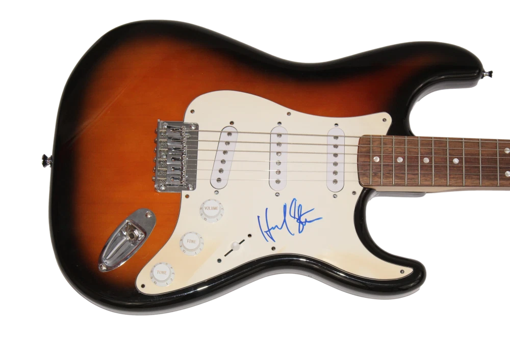 HOWARD STERN SIGNED AUTOGRAPH FENDER ELECTRIC GUITAR - PRIVATE PARTS W/ JSA COA