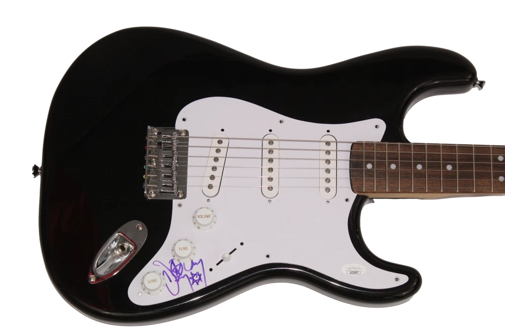 DANNY CAREY SIGNED AUTOGRAPH FULL SIZE BLACK FENDER ELECTRIC GUITAR TOOL JSA COA