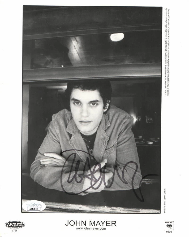 JOHN MAYER SIGNED AUTOGRAPH 8X10 PHOTO - CONTINUUM & SOB ROCK SUPERSTAR JSA COA