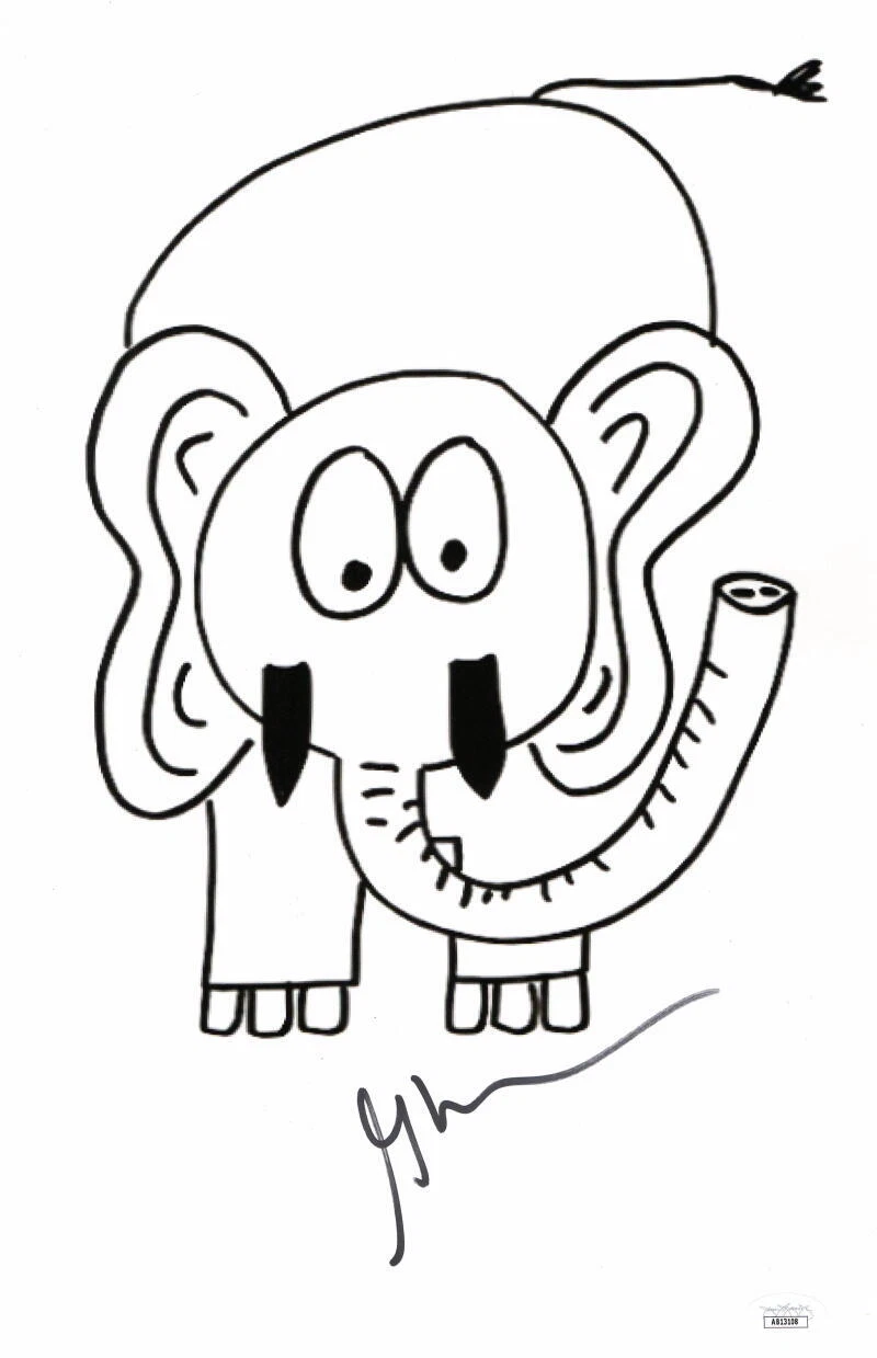 GARY VAYNERCHUK SIGNED AUTOGRAPH 11X17 POSTER VEEFRIENDS EMPATHETIC ELEPHANT JSA