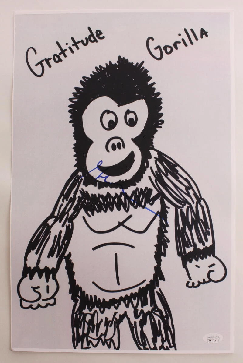 GARY VAYNERCHUK SIGNED AUTOGRAPH 11X17 POSTER VEEFRIENDS GRATITUDE GORILLA JSA