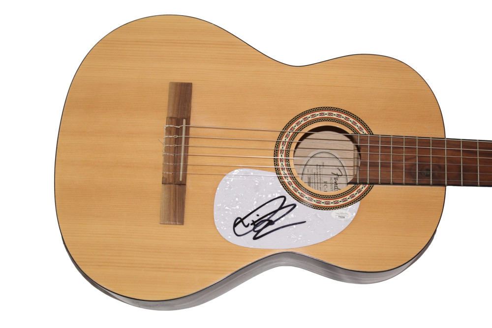 DEVIN DAWSON SIGNED AUTOGRAPH FULL SIZE FENDER ACOUSTIC GUITAR - RARE JSA COA