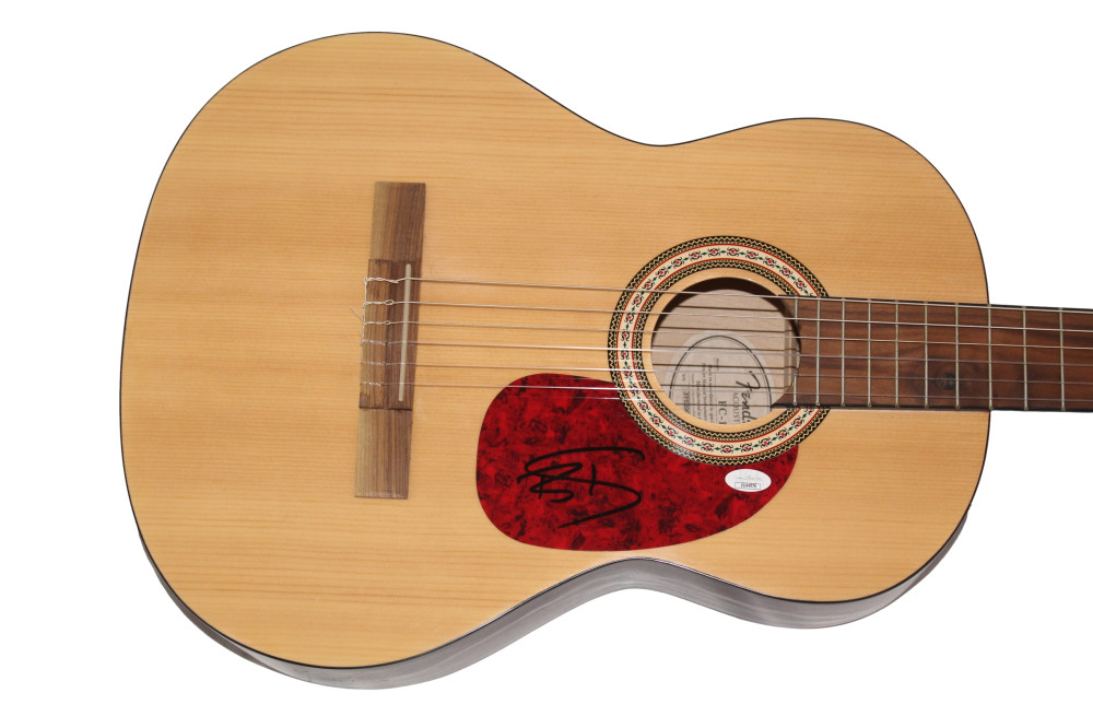 BRIAN KELLEY SIGNED AUTOGRAPH FENDER ACOUSTIC GUITAR FLORIDA GEORGIA LINE - JSA