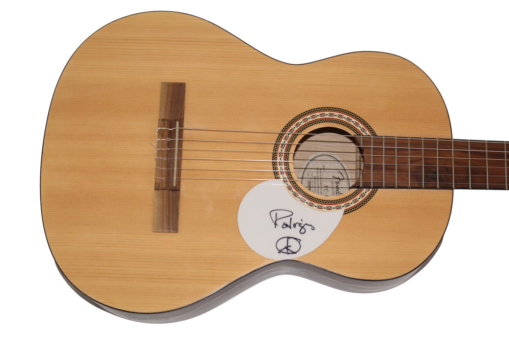 SIXTO RODRIGUEZ SIGNED AUTOGRAPH FULL SIZE FENDER ACOUSTIC GUITAR - RARE JSA COA