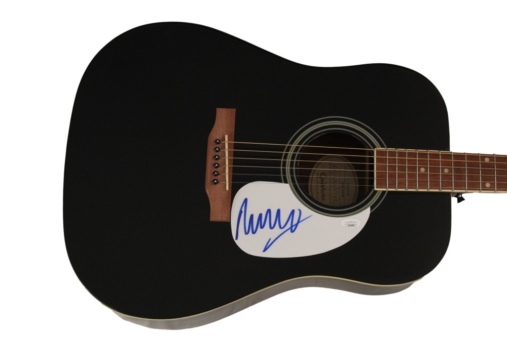 MARCUS MUMFORD SIGNED AUTOGRAPH GIBSON EPIPHONE ACOUSTIC GUITAR & SONS JOSA COA