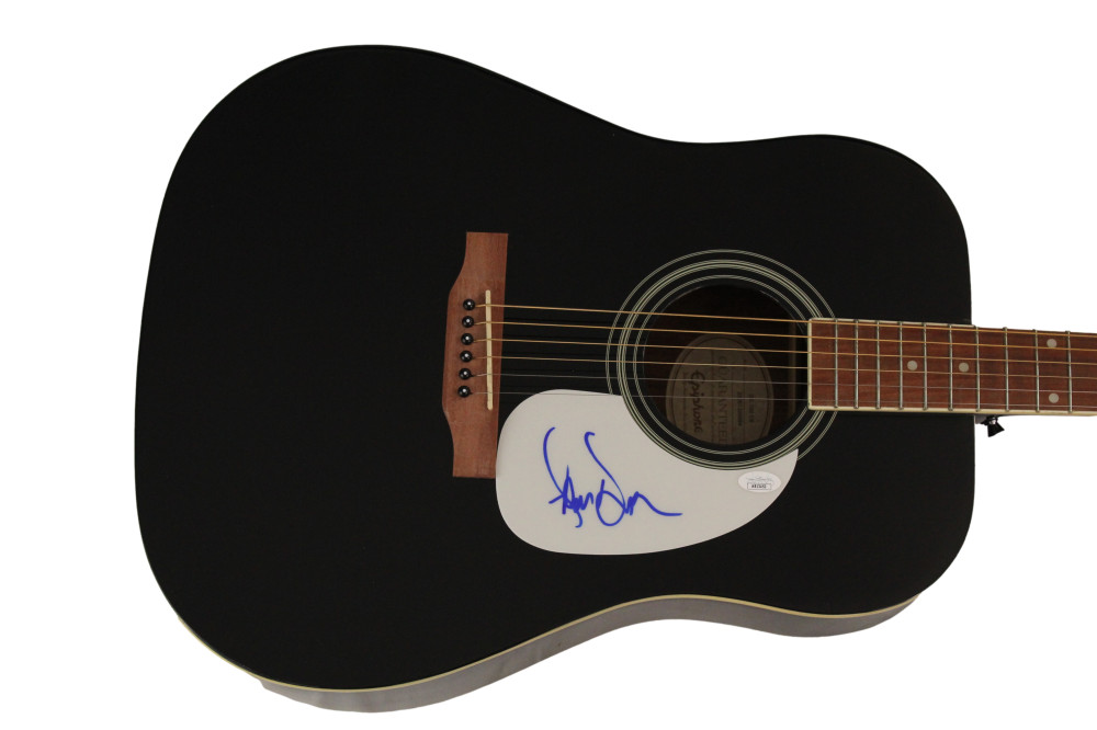 ADAM DURITZ SIGNED AUTOGRAPH GIBSON EPIPHONE GUITAR COUNTING CROWS STUD JSA COA