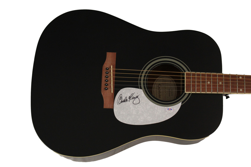 CAROLE KING SIGNED AUTOGRAPH GIBSON EPIPHONE ACOUSTIC GUITAR - TAPESTRY PSA COA